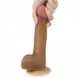 Dildo Nature 8.5 Silicona Líquida Marrón