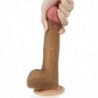 Dildo Nature 8.5 Silicona Líquida Marrón