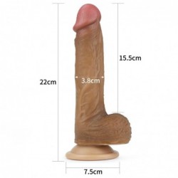 Dildo Nature 8.5 Silicona Líquida Marrón