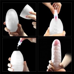 Masturbador Masculino Giant Egg Ripples Edition Púrpura
