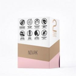 Novak Vibrador para Parejas Control Remoto USB Púrpura