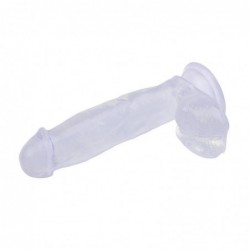 Dildo Hi-Rubber 7 Transparente
