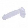 Dildo Hi-Rubber 7 Transparente