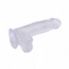 Dildo Hi-Rubber 7 Transparente