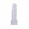 Dildo Hi-Rubber 7 Transparente