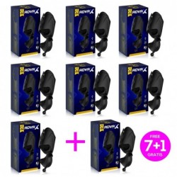 Pack 7+1 AdvaX One Masturbador Doble Motor Flexible USB