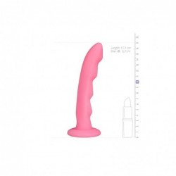Ripples Dildo para Arnes Rosa