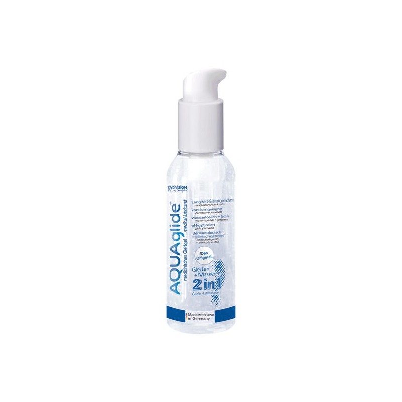 JOYDIVISION AQUAGLIDE - 2 EN 1 LUBRICANTE MASAJE 125 ML