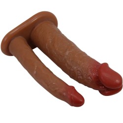 PRETTY LOVE - KEAVEN HARNESS BRIEFS UNIVERSAL and COMFORTABLE DOBLE DILDO