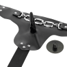 HARNESS ATTRACTION - ARNÉS GEORGE REALÍSTICO VIBRADOR 19 CM -O- 4 CM
