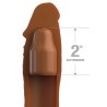 FANTASY X- TENSIONS - PIPEDREAMS SLEEVE 20,32 CM 5,00 CM INCH PLUG CARAMEL