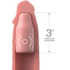 FANTASY X- TENSIONS - PIPEDREAMS SLEEVE 22,86 CM 7,62 CM PLUG REMOTE SKIN
