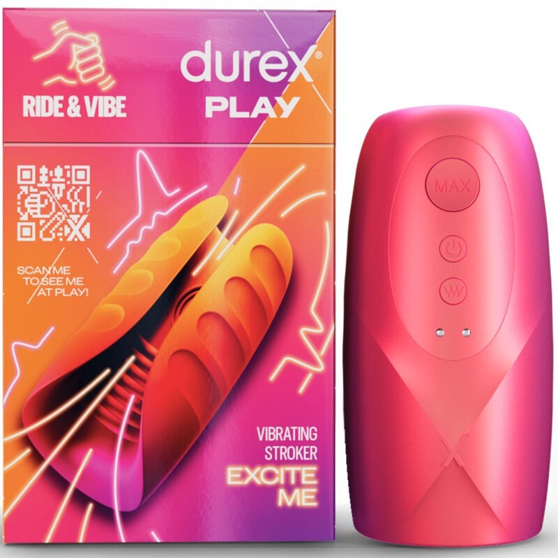DUREX - TOY MASTURBADOR VIBRADOR RIDE and VIBE