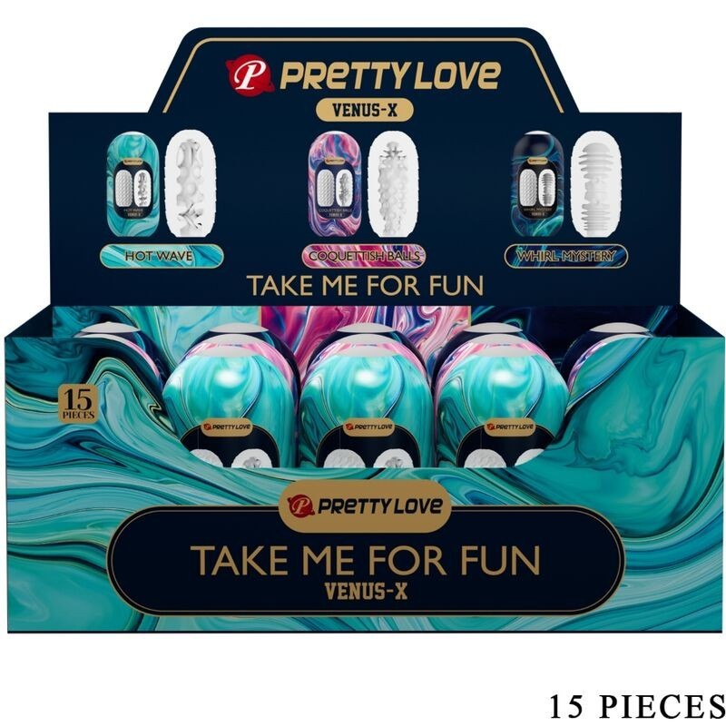 PRETTY LOVE - VENUS X 15 MASTURBADORES MASCULINOS SILICONA BLANCO PRETTY LOVE - VENUS X 15 MASTURBADORES MASCULINOS SILICONA BLANCO