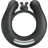 PRETTY LOVE - DAHLIA ANILLO VIBRADOR ESTIMULADOR DE CLÍTOIS 12 VIBRACIONES NEGRO