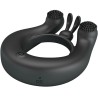 PRETTY LOVE - DAHLIA ANILLO VIBRADOR ESTIMULADOR DE CLÍTOIS 12 VIBRACIONES NEGRO