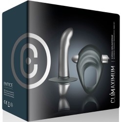 CLIMAXIMUM - ENTICE KIT ANILLO PARA PENE VIBRADOR PRÓSTATA PRINCIPIANTES