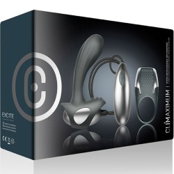 CLIMAXIMUM - EXCITE KIT ANILLO PARA PENE MASAJEADOR PRÓSTATA CON CABLE