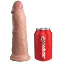 KING COCK - ÉLITE DILDO REALÍSTICO VIBRADOR and SILICONA 20.3 CM