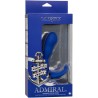 CALEXOTICS - ADMIRAL CURVED ESTIMULADOR and VIBRADOR ANAL AZUL