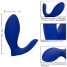 CALEXOTICS - ADMIRAL RIMMING ESTIMULADOR and VIBRADOR PROSTATA AZUL