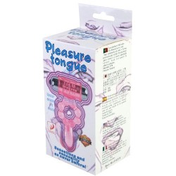 BAILE - ANILLO SILICONA 10 RITMOS LENGUA CON VIBRACIÓN ROSA