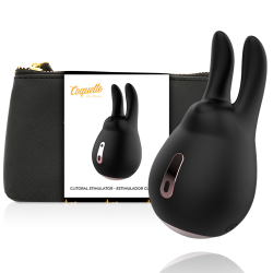 COQUETTE CHIC DESIRE - ESTIMULADOR CLÍTORIS NEGRO - GOLD CONEJO