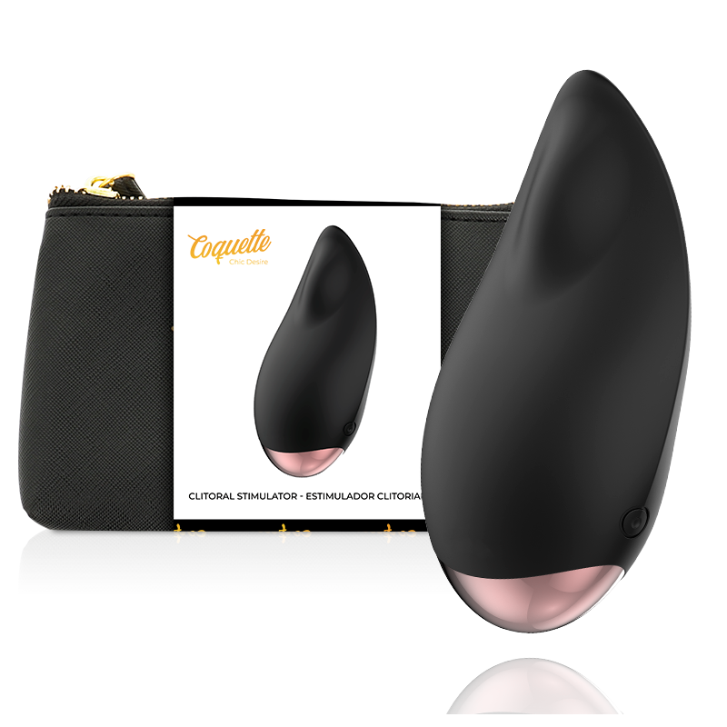 COQUETTE CHIC DESIRE - ESTIMULADOR CLÍTORIS NEGRO - GOLD GOTA
