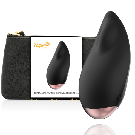 COQUETTE CHIC DESIRE - ESTIMULADOR CLÍTORIS NEGRO - GOLD GOTA
