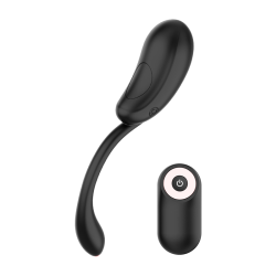 COQUETTE CHIC DESIRE - HUEVO CONTROL REMOTO RECARGABLE NEGRO - GOLD
