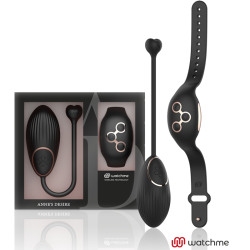 ANNES DESIRE - HUEVO CONTROL REMOTO TECNOLOGÍA WATCHME NEGRO-GOLD