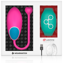 WEARWATCH - HUEVO CONTROL REMOTO TECHNOLOGY WATCHME FUCSIA - AGUA MARINA