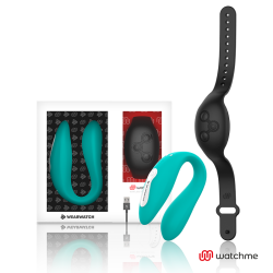 WEARWATCH - VIBRADOR DUAL TECHNOLOGY WATCHME AGUAMARINA - AZABACHE