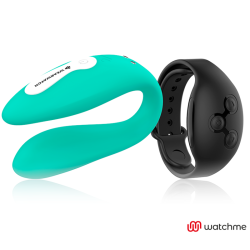 WEARWATCH - VIBRADOR DUAL TECHNOLOGY WATCHME AGUAMARINA - AZABACHE
