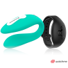 WEARWATCH - VIBRADOR DUAL TECHNOLOGY WATCHME AGUAMARINA - AZABACHE