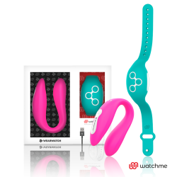 WEARWATCH - VIBRADOR DUAL TECHNOLOGY WATCHME FUCSIA - AGUA MARINA