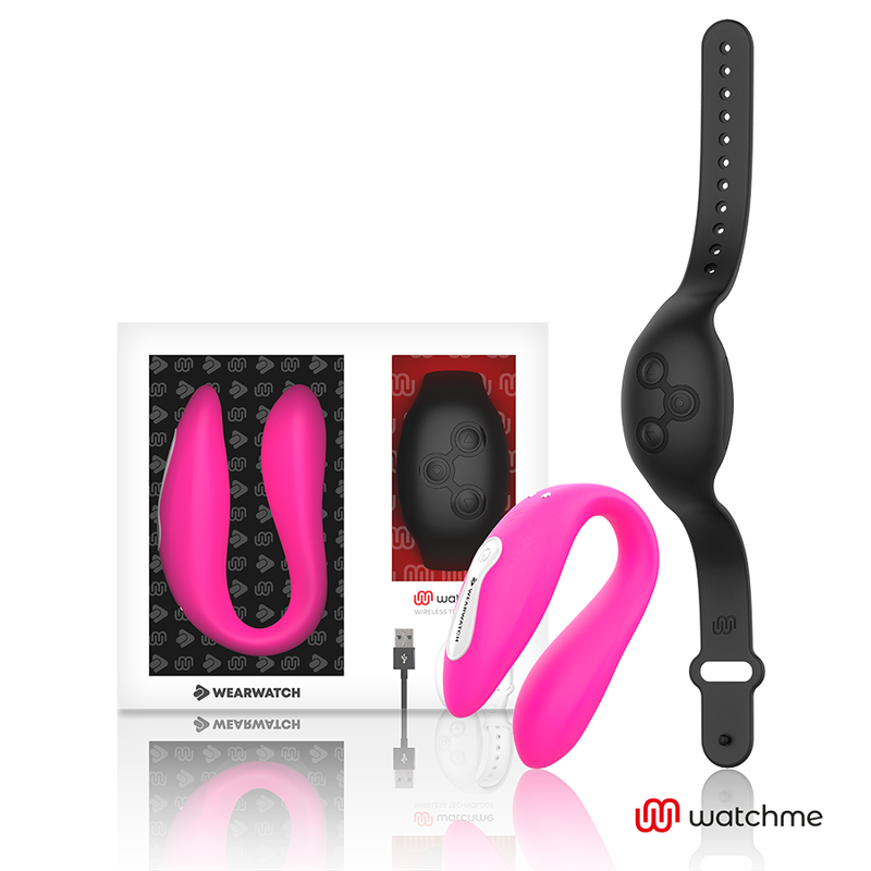 WEARWATCH - VIBRADOR DUAL TECHNOLOGY WATCHME FUCSIA -AZABACHE
