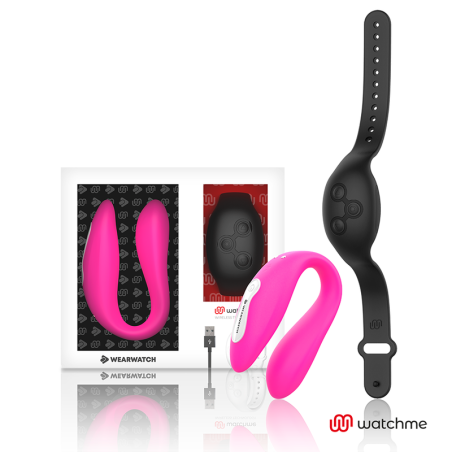 WEARWATCH - VIBRADOR DUAL TECHNOLOGY WATCHME FUCSIA -AZABACHE